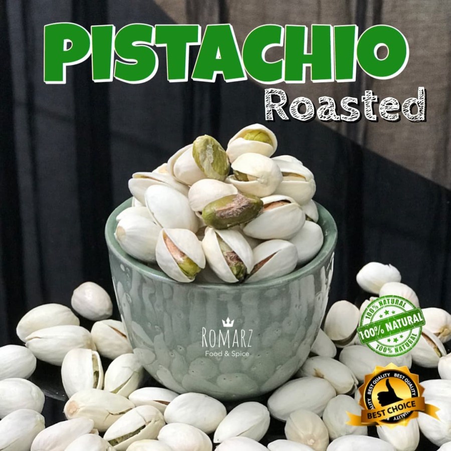 

Pistachio Roasted 500g Kacang Pistachio Panggang Kacang Pistachio Oven