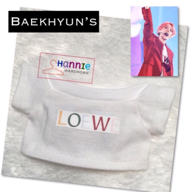 EXO Kpop Doll Boneka 20cm Baju Clothes Style Costume Outfit Baekhyun LOEWE