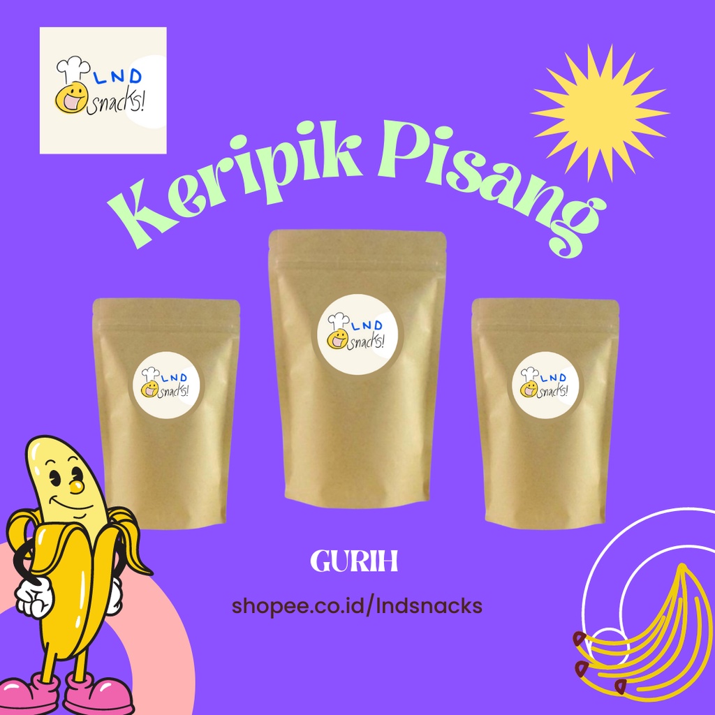 

LnD Snacaks KERIPIK PISANG / LANTAK ORIGINAL