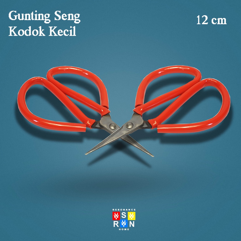 Gunting Seng Kodok Mini 12 cm | Gunting Serbaguna Kecil | Resonance Home