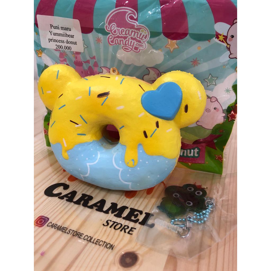 PROMO Yummiibear princess donut Squishy Licensed By Puni maru (Squishy puni maru Slow & Soft)