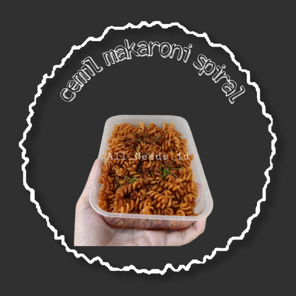 

Cemilan/makaroni/makaroni spiral/makaroni pedas