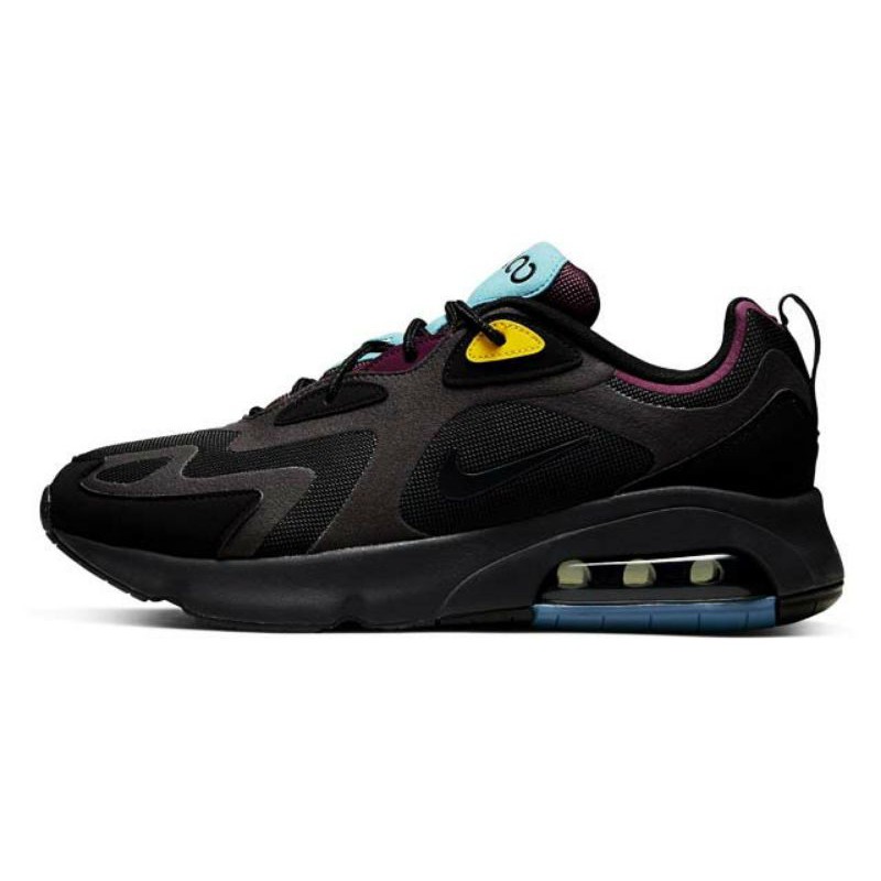 Sepatu Nike Air Max 200 AQ2568 001 Black Anthracite Bordeaux 