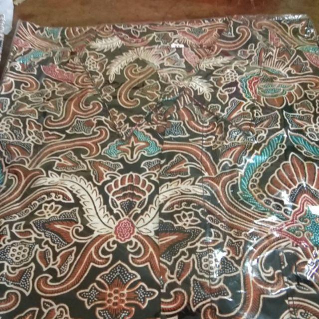 Grosir Batik Murah Pekalongan | New Arrival Distro Batik Pria Sogan Hrb026 Batik Ipnu  Hem Pria Bell