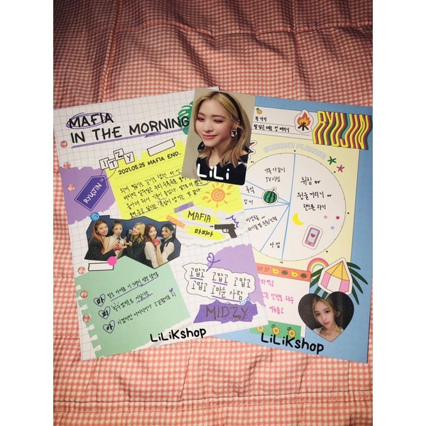 ITZY Yeji Ryujin Lia Yuna Photocard PC PolaroiD NBD July No Bad Days July