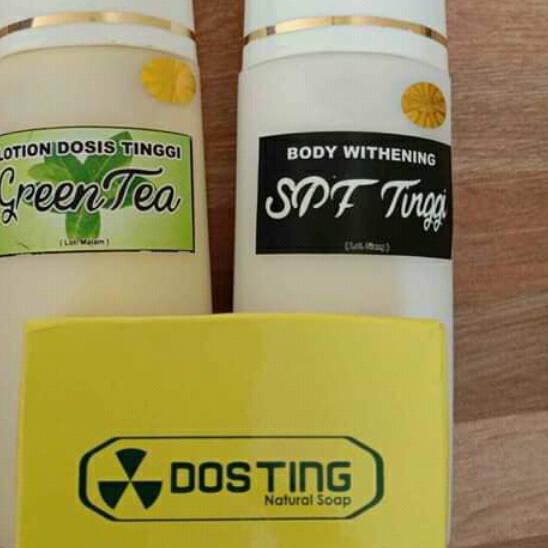 Handbody Dosting Pemutih Cepat kulit muka dan badan