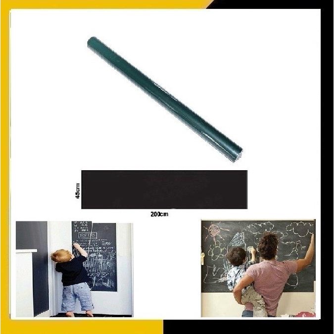 

best seller] Stiker Dinding Papan Tulis Kapur Flexible 200 x 45 cm