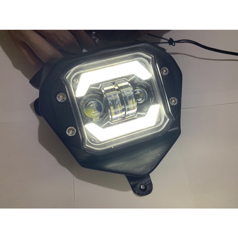 Lampu depan crf 4inc set batok pnp crf Daymaker crf angel+batok crf pnp