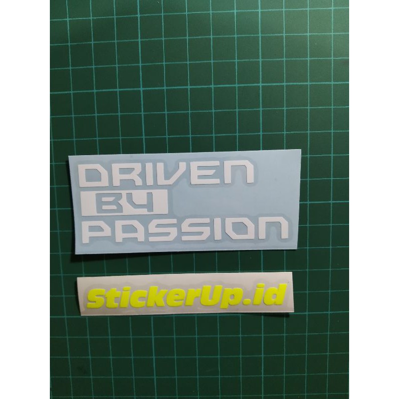 Sticker Driven By Passion One 3 Motoshop