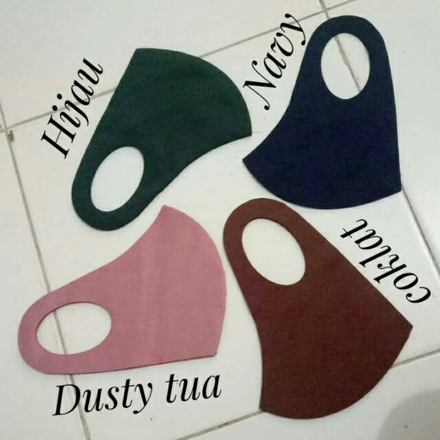 Masker Korea bahan scuba tebal premium