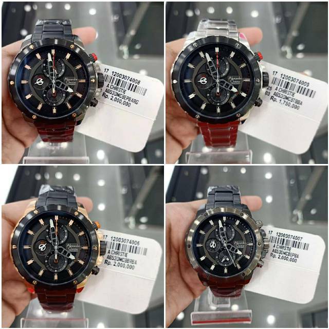 Alexandre Christie pria chrono AC6530 Pria/ AC 6530 men ori kak dijamin