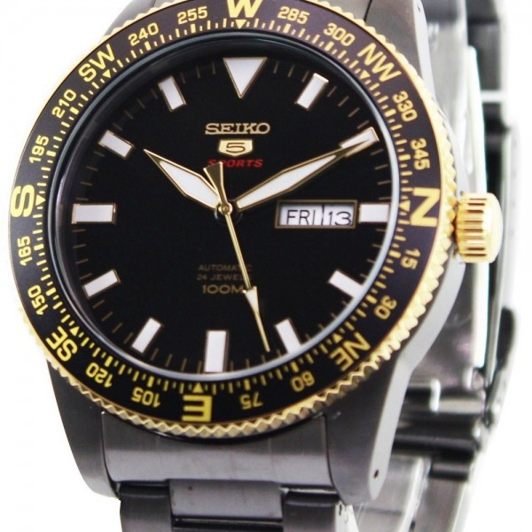 Seiko 5 Sports SRP670K1 Automatic Black Face | Jam Pria SRP670