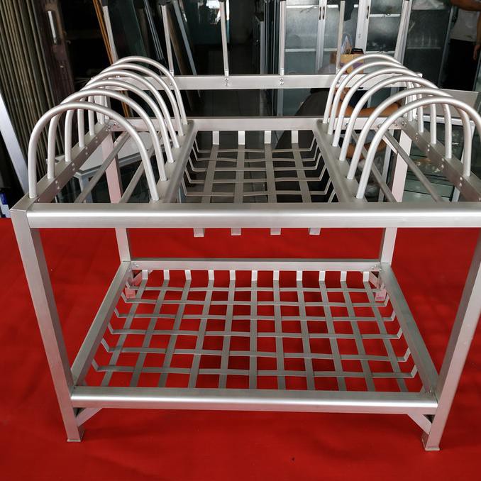 Rak Pengering Piring 100% Aluminium Kualitas Super Liliperdanashop