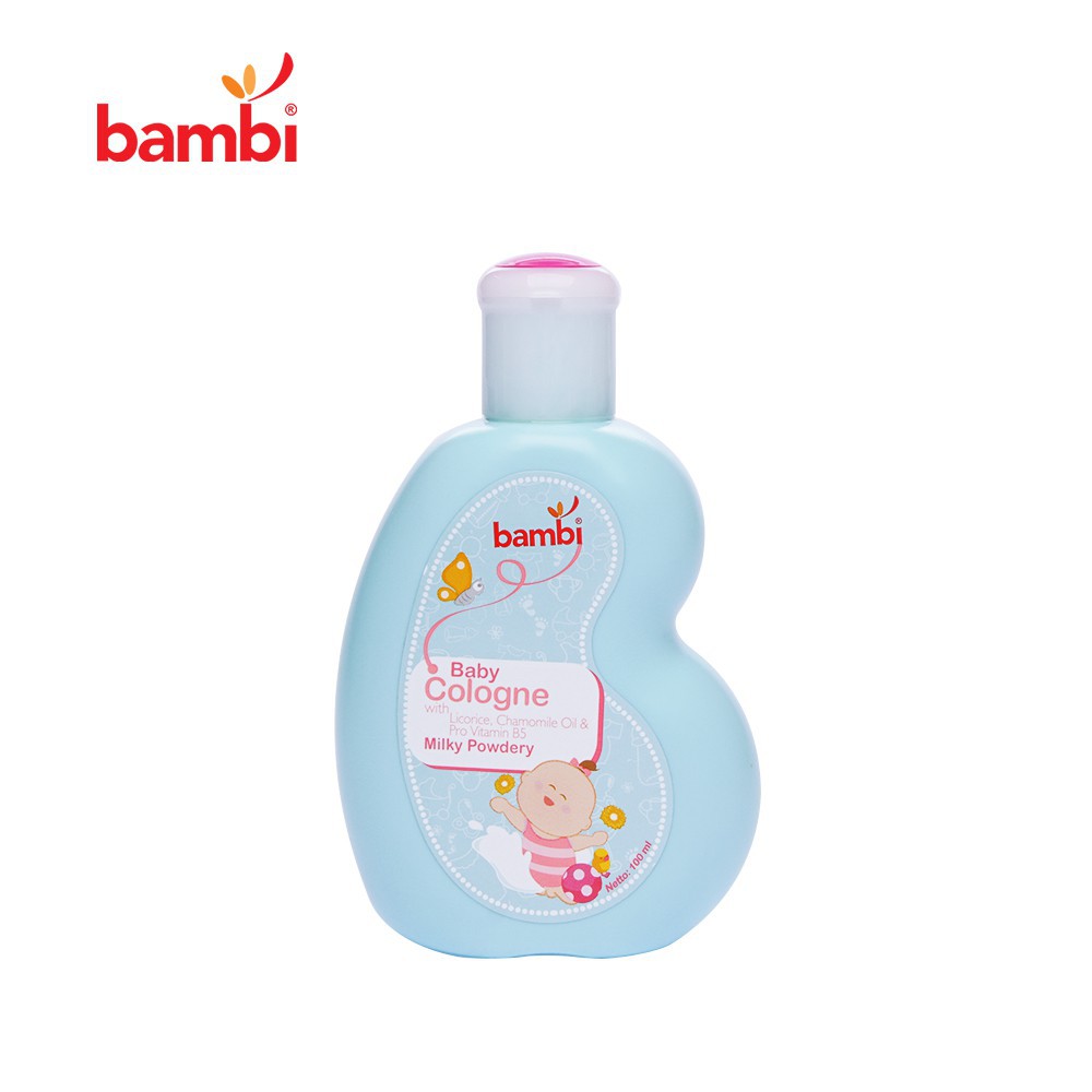 BAMBI Baby Cologne 100ml | Parfume Bayi  (Tersedia varian aroma)