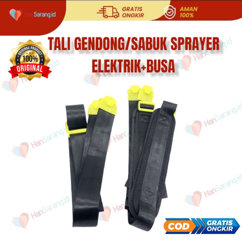 Sabuk Sprayer Elektrik Tali Gendong Semprotan Cas + Busa