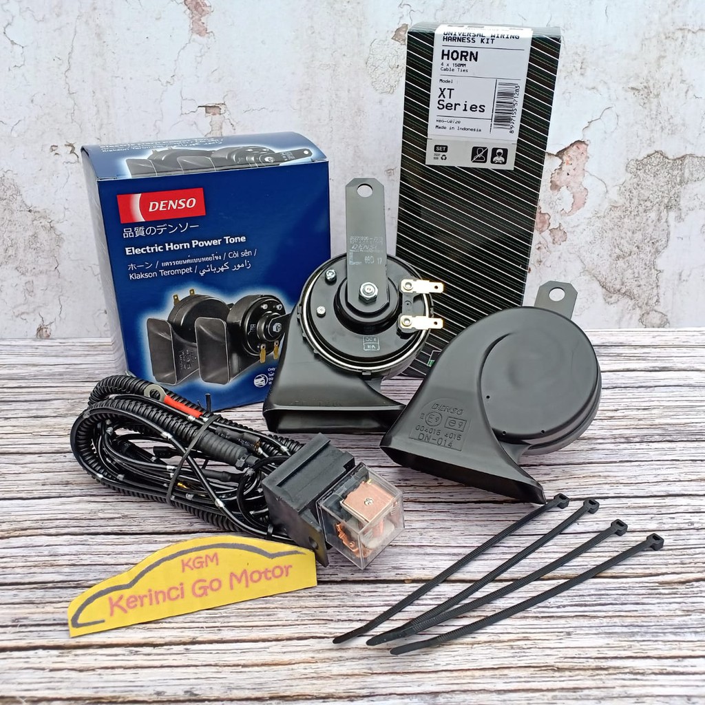 PAKET KLAKSON KEONG DENSO 6930 12V SET - RELAY KLAKSON SET MX