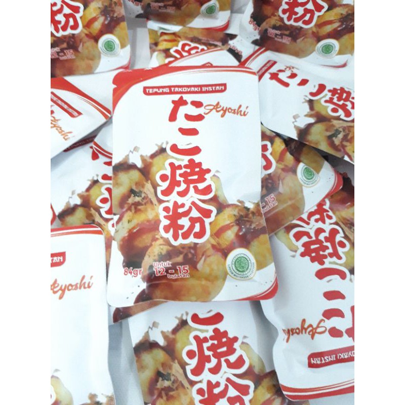 

Tepung Takoyaki 1 Sachet, Menghasilkan 15 Butir
