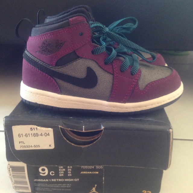 preloved nike air jordan retro anak/kids/toddler/baby original