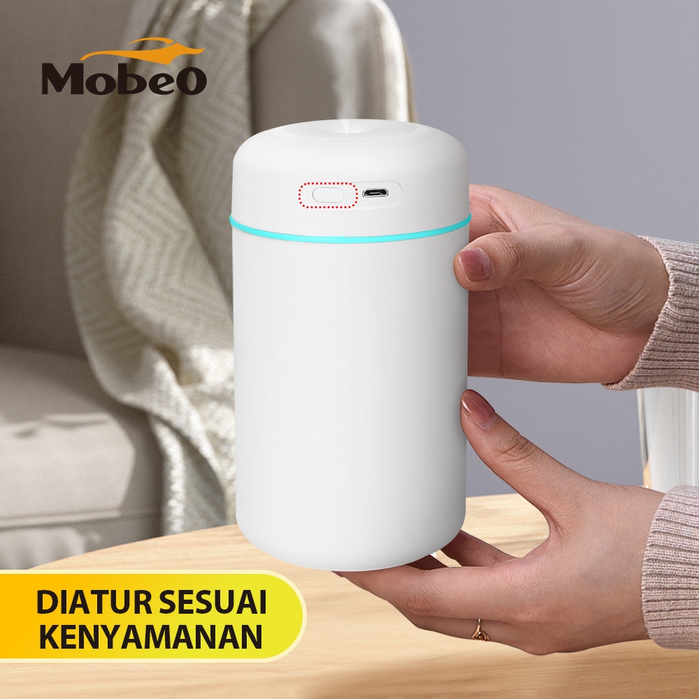 [BARU] Mobeo Car Humidifier Silinder White - Pelembab Rumah dan Kendaraan