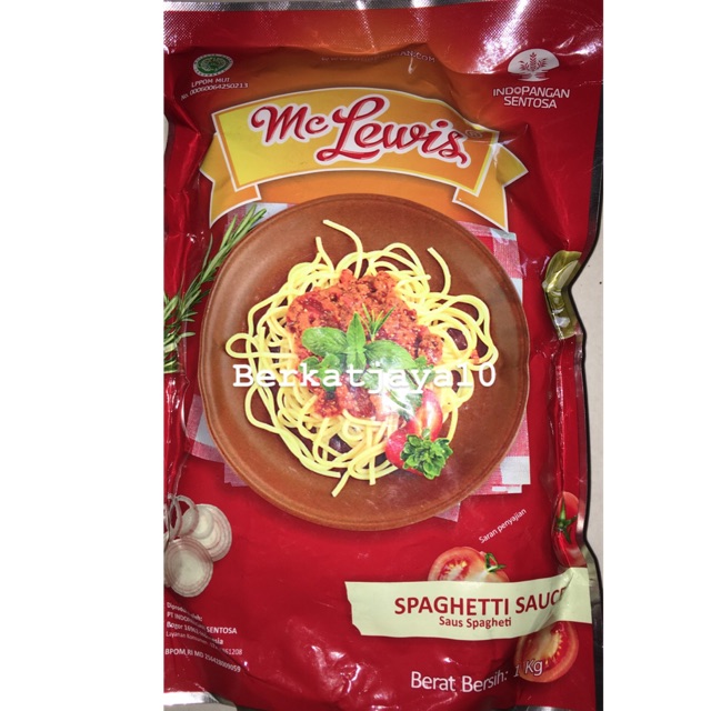 Murah McLewis saus spagheti Sauce Spaghetti 1 kg Halal Mc Lewis