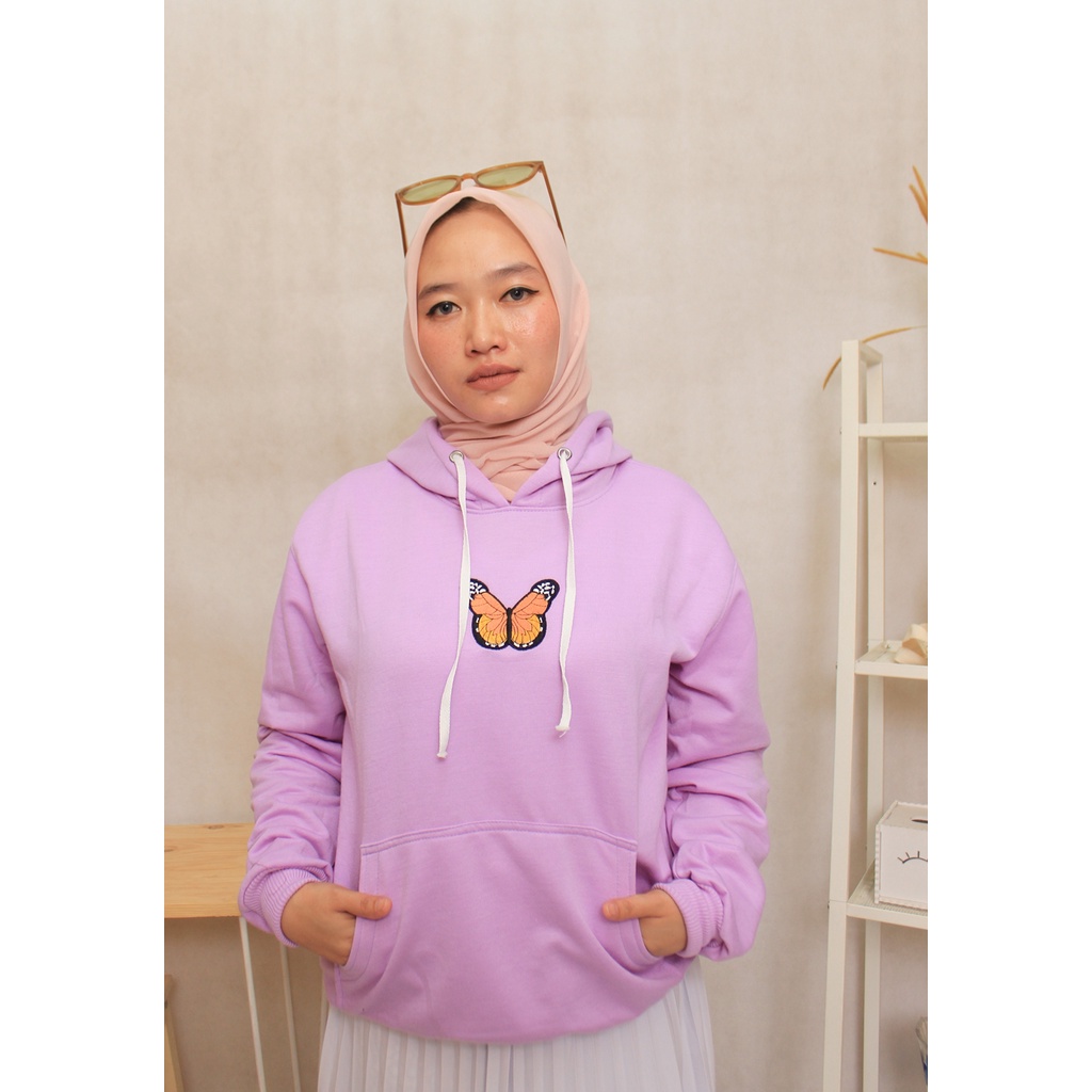 BUTTERPLAY HOODIE // Sweater Pria dan Wanita Logo Bordir Fashionable #BH