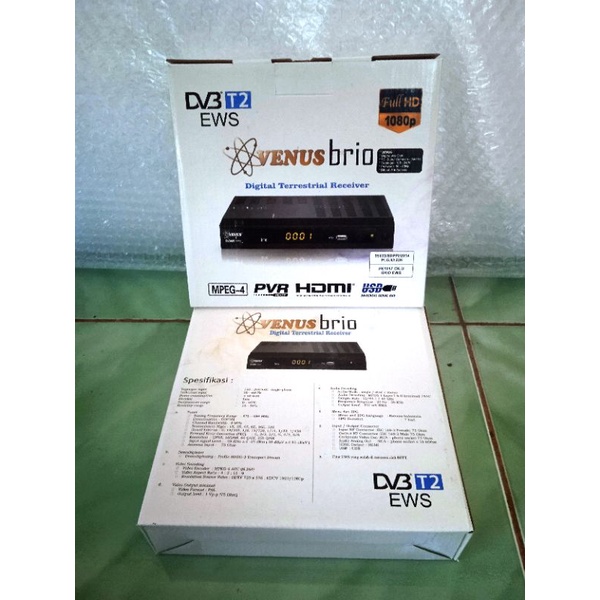 set top box receiver dvbt2 venus brio
