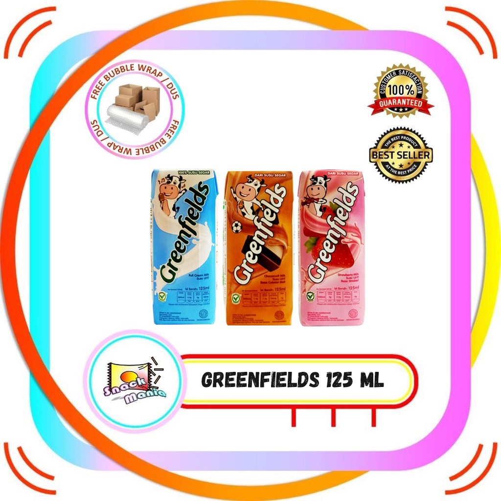 Jual Susu Greenfields Greenfield Uht Full Cream Chocolate Strawberry Milk Ml Shopee