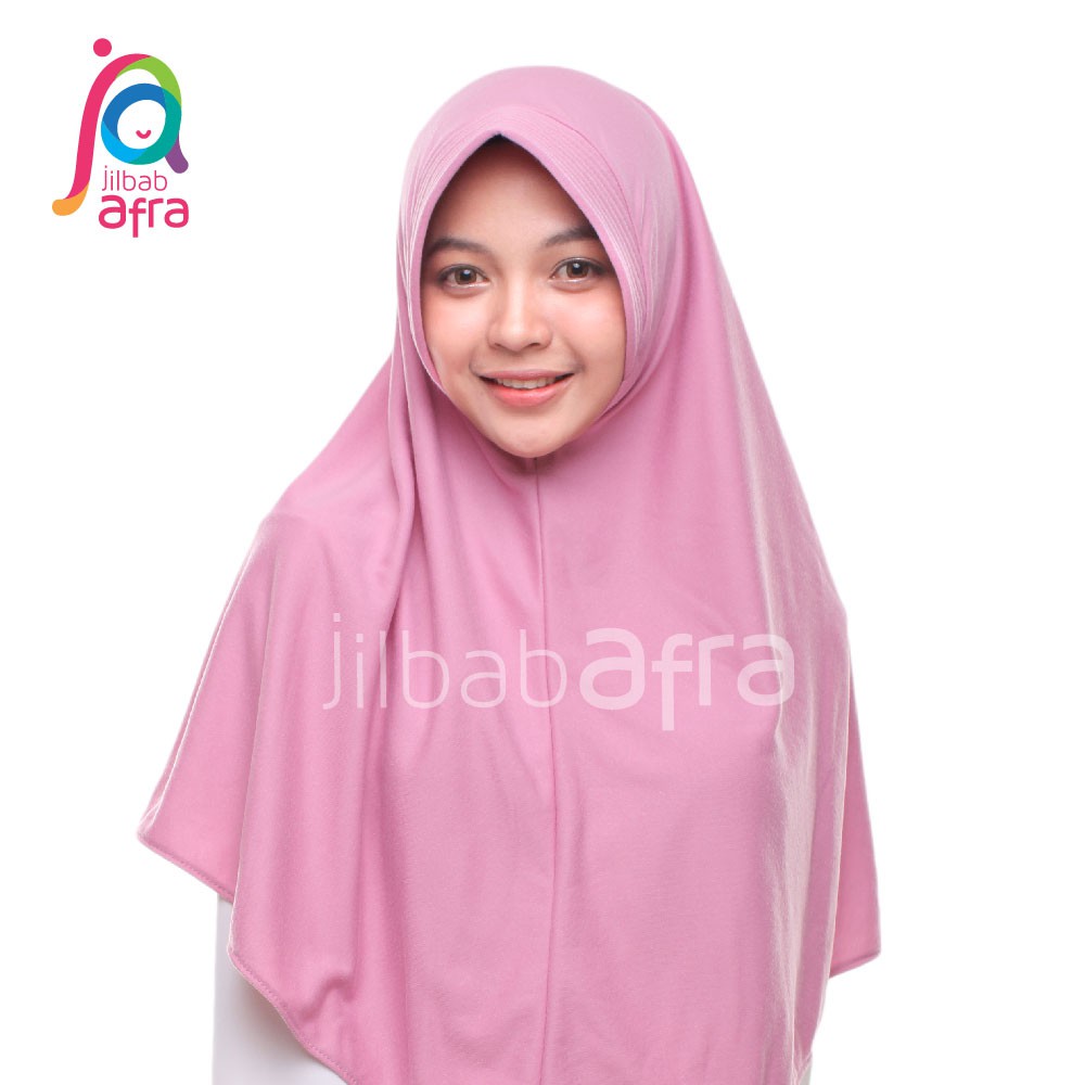 Bergo Amira Ukuran L Antem Jilbab Afra Original Hijab Instan Size L