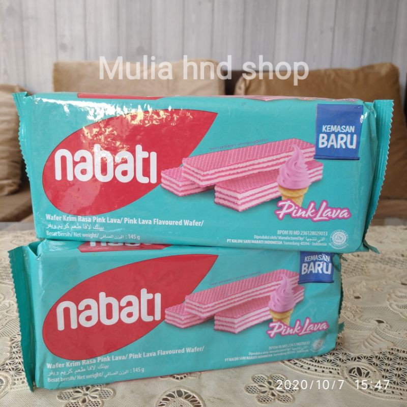 

Nabati Wafer Pink Lava 122g