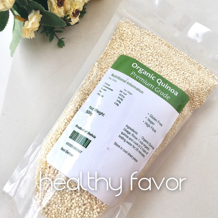 

Organic Quinoa white 500 gr (Premium Grade)