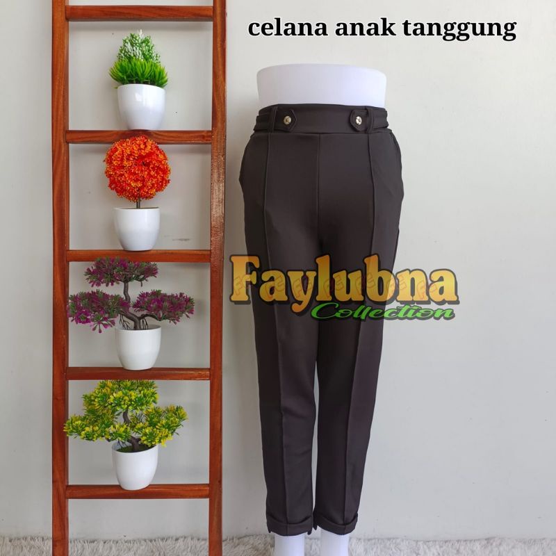 CELANA ANAK TANGGUNG LUNA SCUBA GESPER 14-17 TAHUN/BAGY PANT GESPER/FASHION WANITA TERBARU