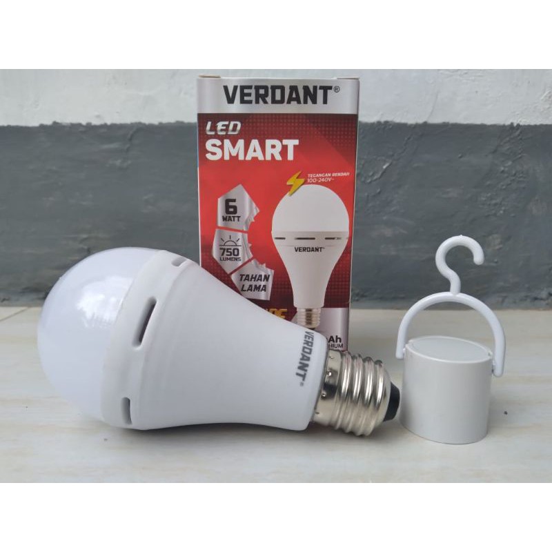 lampu emergency verdant 6 watt dan 10 watt