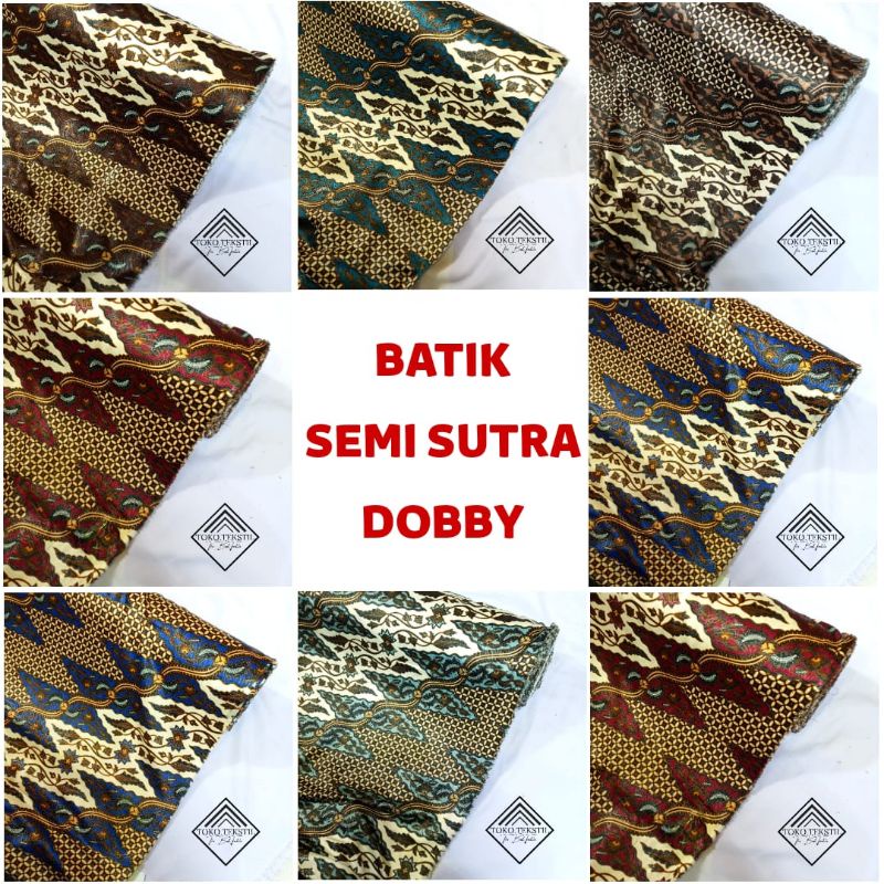 Jual Kain Batik Semi Sutra Dobby New Batik Dobby Semi Sutra Batik Premium Batik Meteran