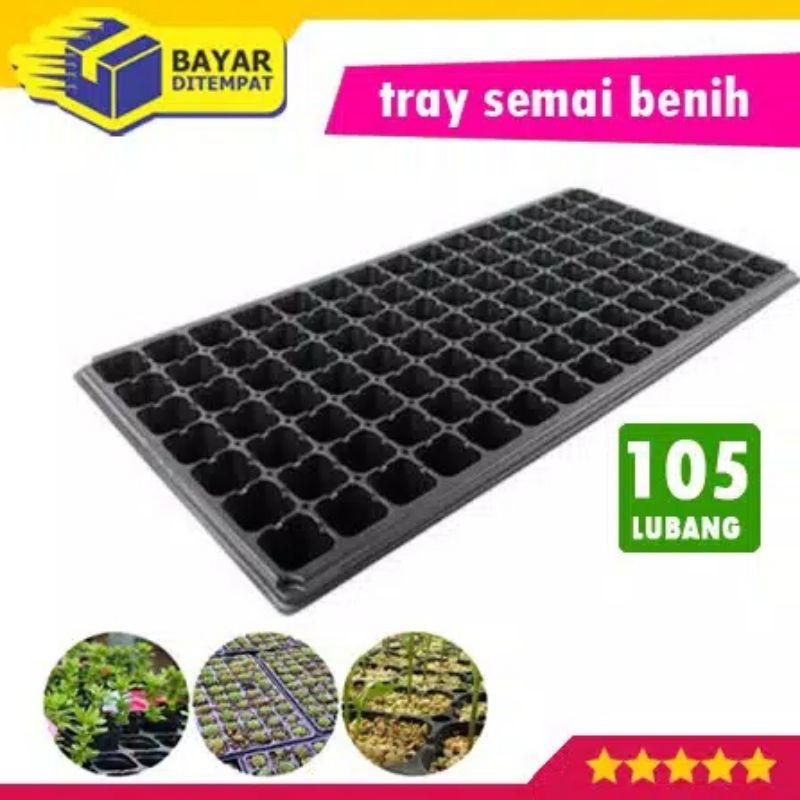 Tray Semai 105 Lubang Bahan Berkualitas Tebal