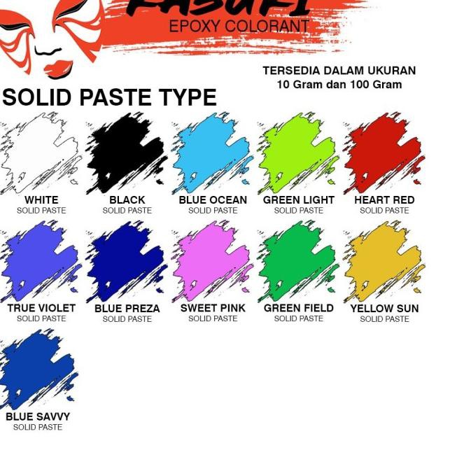 

Siap Kirim!164LI pewarna epoxy (pigment resin) 10gr - 10