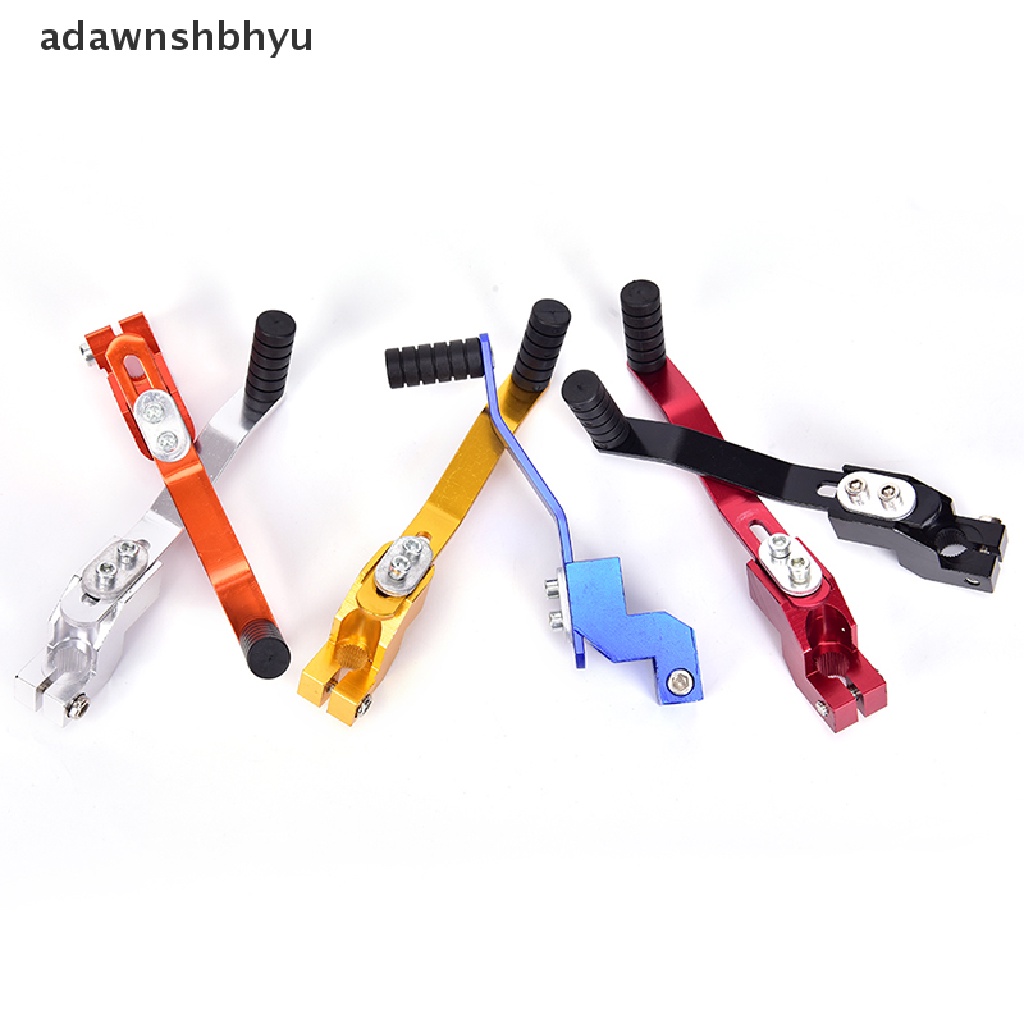 Adawnshbhyu 1pc Tuas Pemindah Gigi Aluminium Lipat Gear Shift Lever Bikes Gear Lever