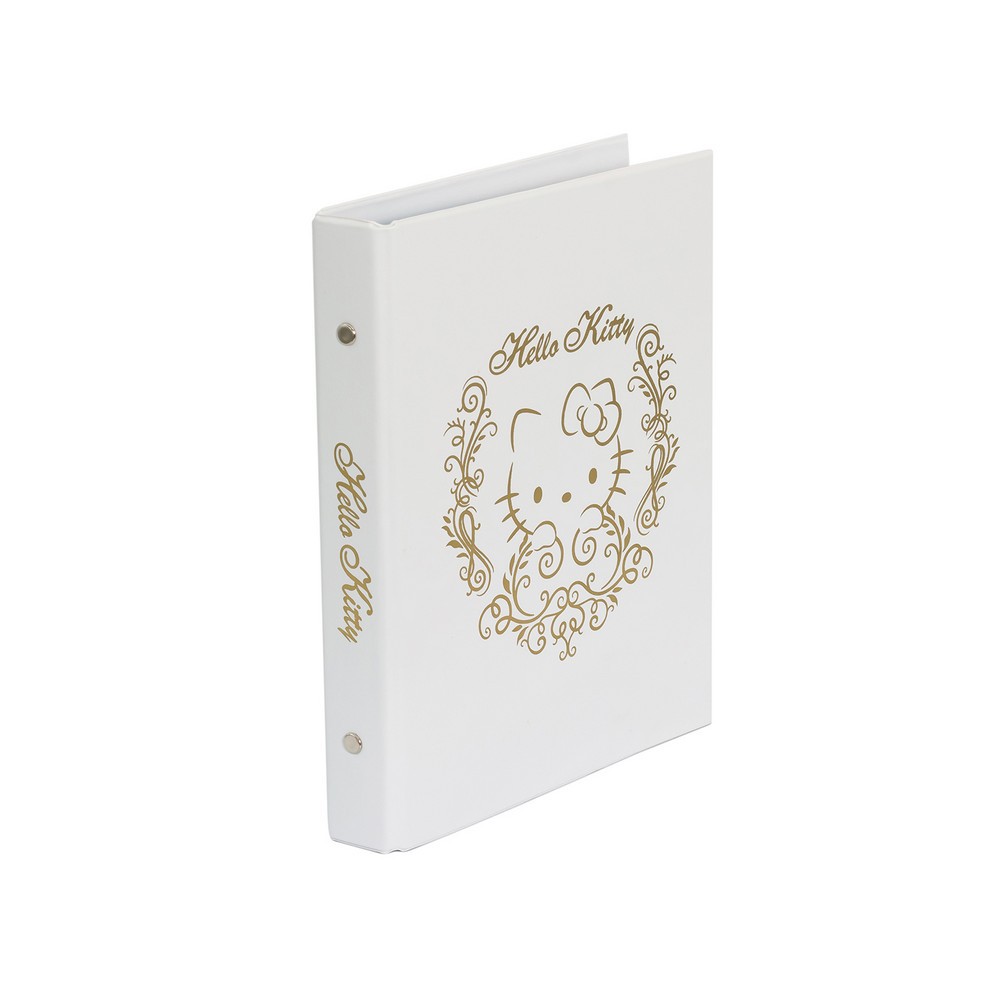 

[Zada] Bantex Multiring Binder Hello Kitty 26 Ring 25mm B5 White 1326A07HK
