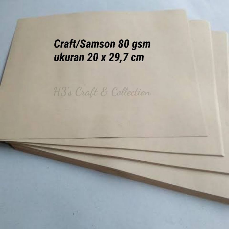 

Kertas Samson A4 80gsm/ Kertas Samson Bungkus A4/ Kertas bungkus coklat A4/ Kertas Samson potongan