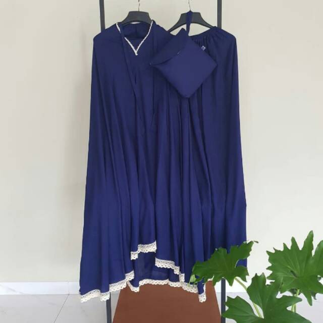 MUKENA POLOS RENDA KATUN RAYON PREMIUM MUKENA REMI MUKENA BALI POLOS JUMBO