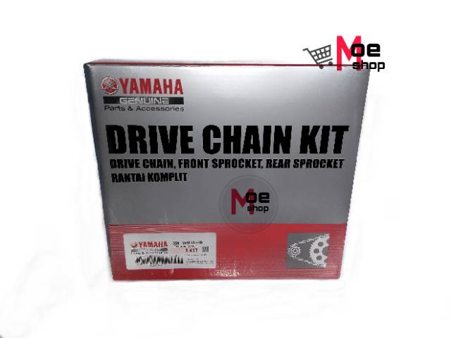 Drive Chain Kit Gear Gir Rantai Paket Vega R New 2006 Asli Yamaha Orisinil 3S0-W001A-10 Ori Original