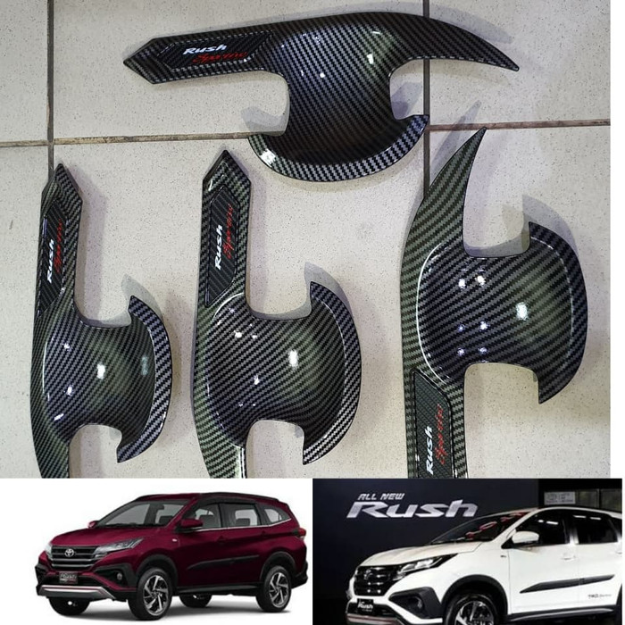 cover Outer mangkok handle TOYOTA All new rush  2018 SAMPAI 2023 warna carbon gr sport trd 2022  2021 2019 gr sport trd