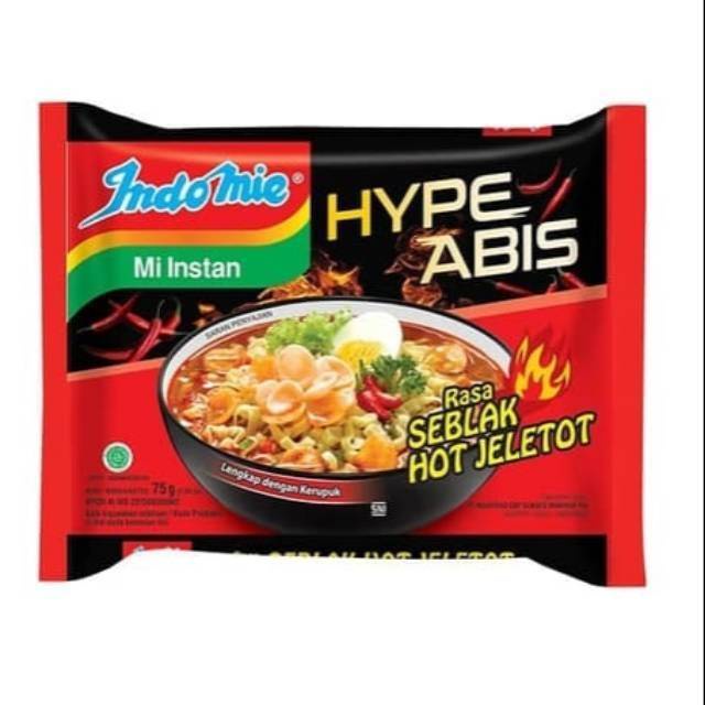 

INDOMIE HYPEABIS SEBLAK HOT JELETOT