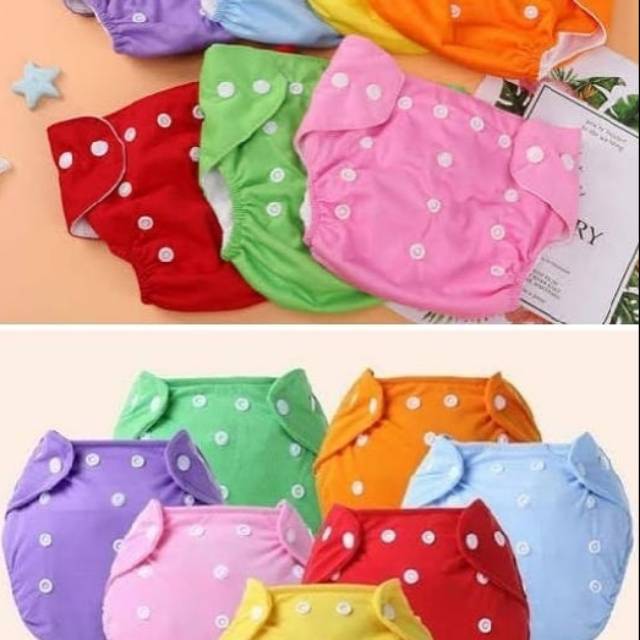 Original Popok Kain Berkancing Bisa Dicuci pempers Pakai Kembali Washable Diaper