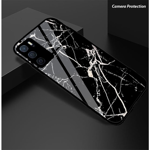 (SC03) Softcase Glass Kaca Oppo A54 - Kesing Hp - Softcase Glass Hp Oppo A54 - Softcase Kaca Oppo A5