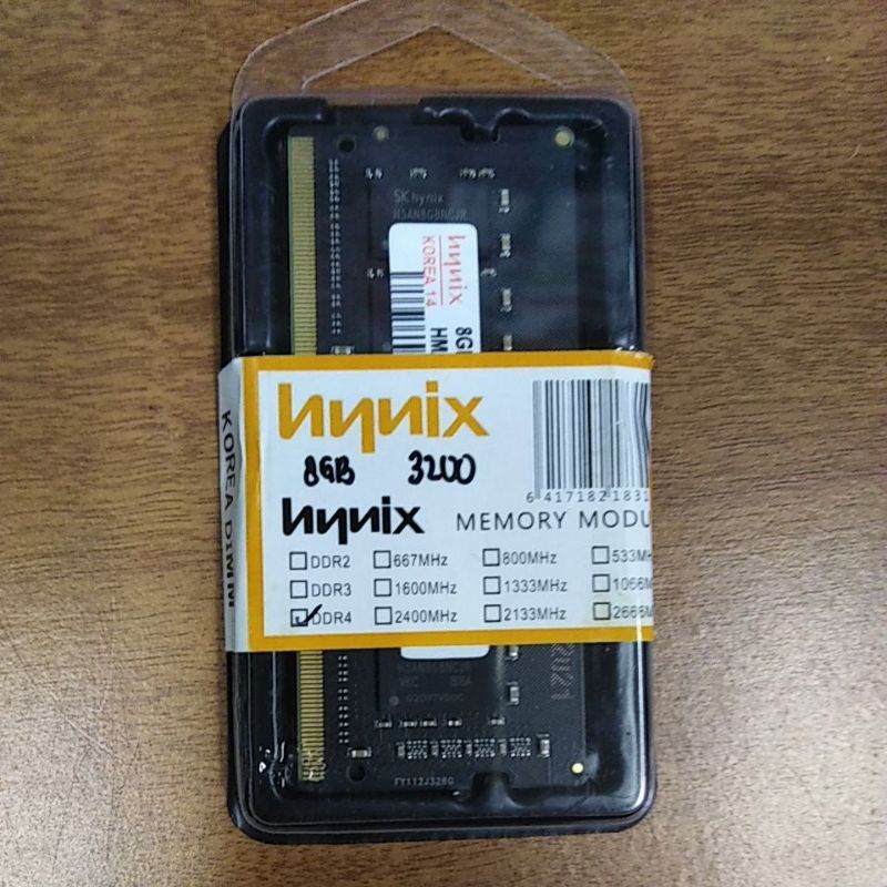 Hynix 8 gb 3200 Mhz DDR4 Sodim