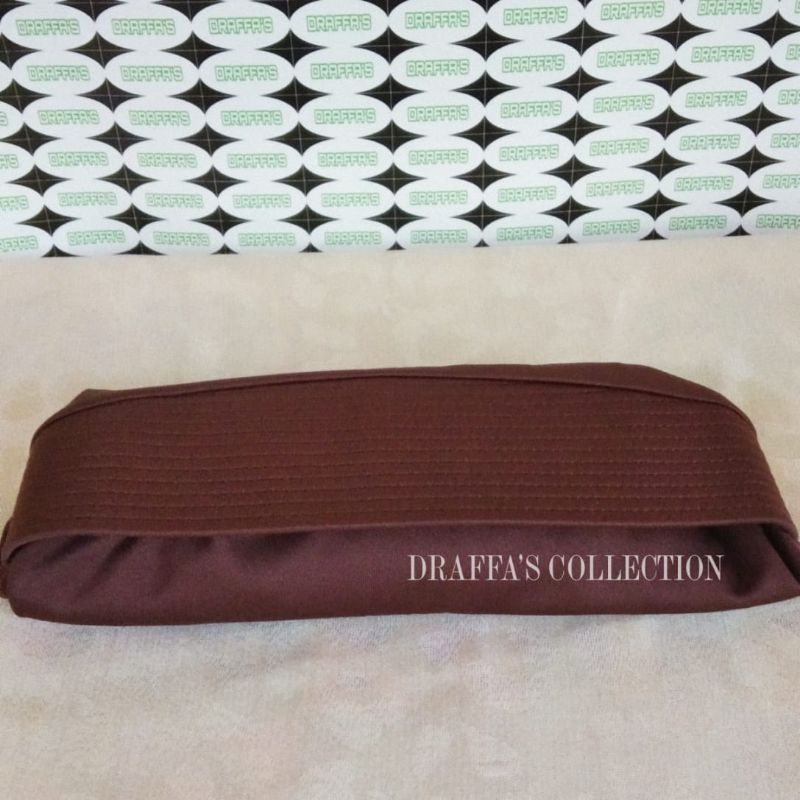 Bergo Sport Polos / Hijab sport/ Kerudung sport ori by. ASRI COLLECTION.-Coklat Pramuka Sport