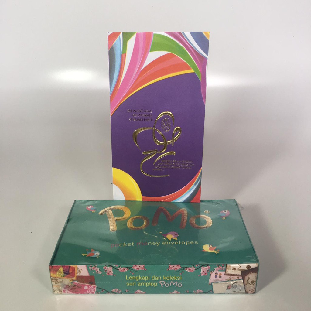 

Amplop Kelahiran Bayi POMO 14 FOIL 3D ( 1 Pak Isi 50 pcs ) Ukuran 16x9 cm