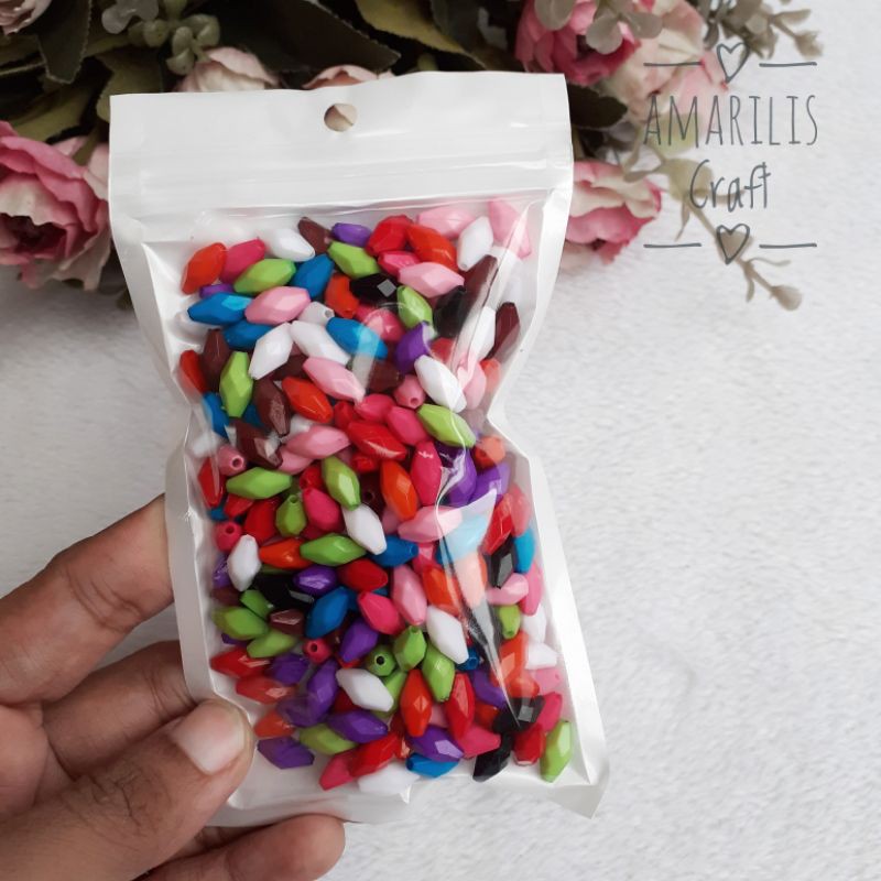 [50gr] Manik Beras Mix Warna