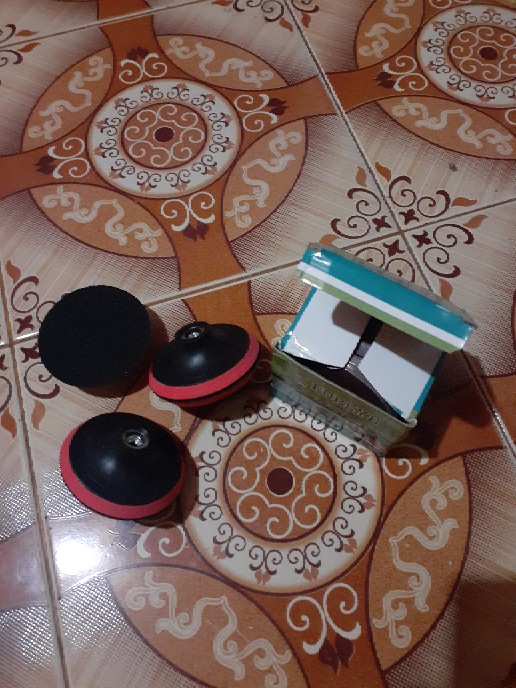 [cod] Dudukan Amplas Bulat 4 Velcro