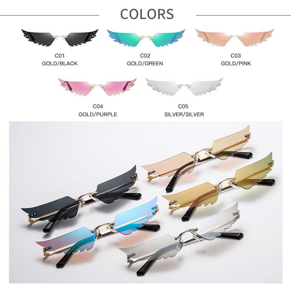 Lily Kacamata Wanita Trending Streetwear Ladies Eyewear UV400 Bentuk Sayap Malaikat